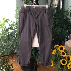 Sonoma slim straight leg stretch pants.